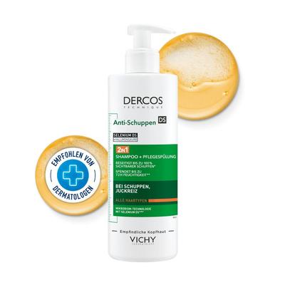Vichy Dercos Anti-Schuppen 2in1 Shampoo Condition. 390 ml