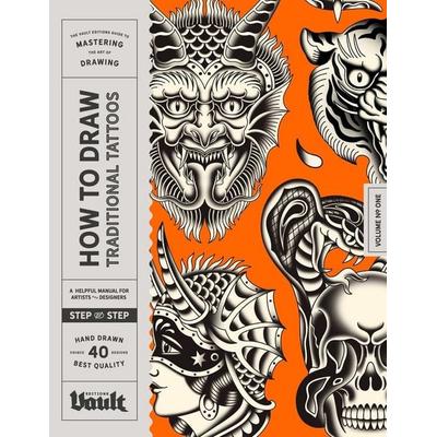 How to Draw Traditional Tattoos, Taschenbuch von Kale James, Vault Editions Ltd, 978-1-922966-71-1