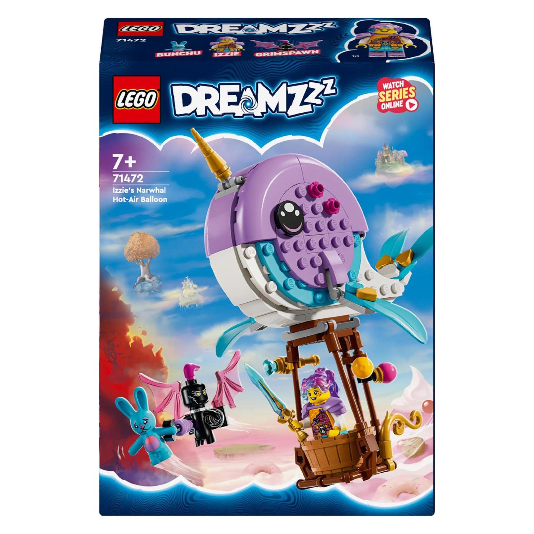 LEGO Izzies Narwal-Heissluftballon (71472, LEGO Dreamzzz) (71472)