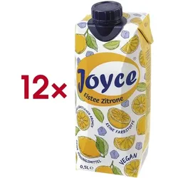 Joyce 12x Eistee »Zitrone« 0,5 L gelb