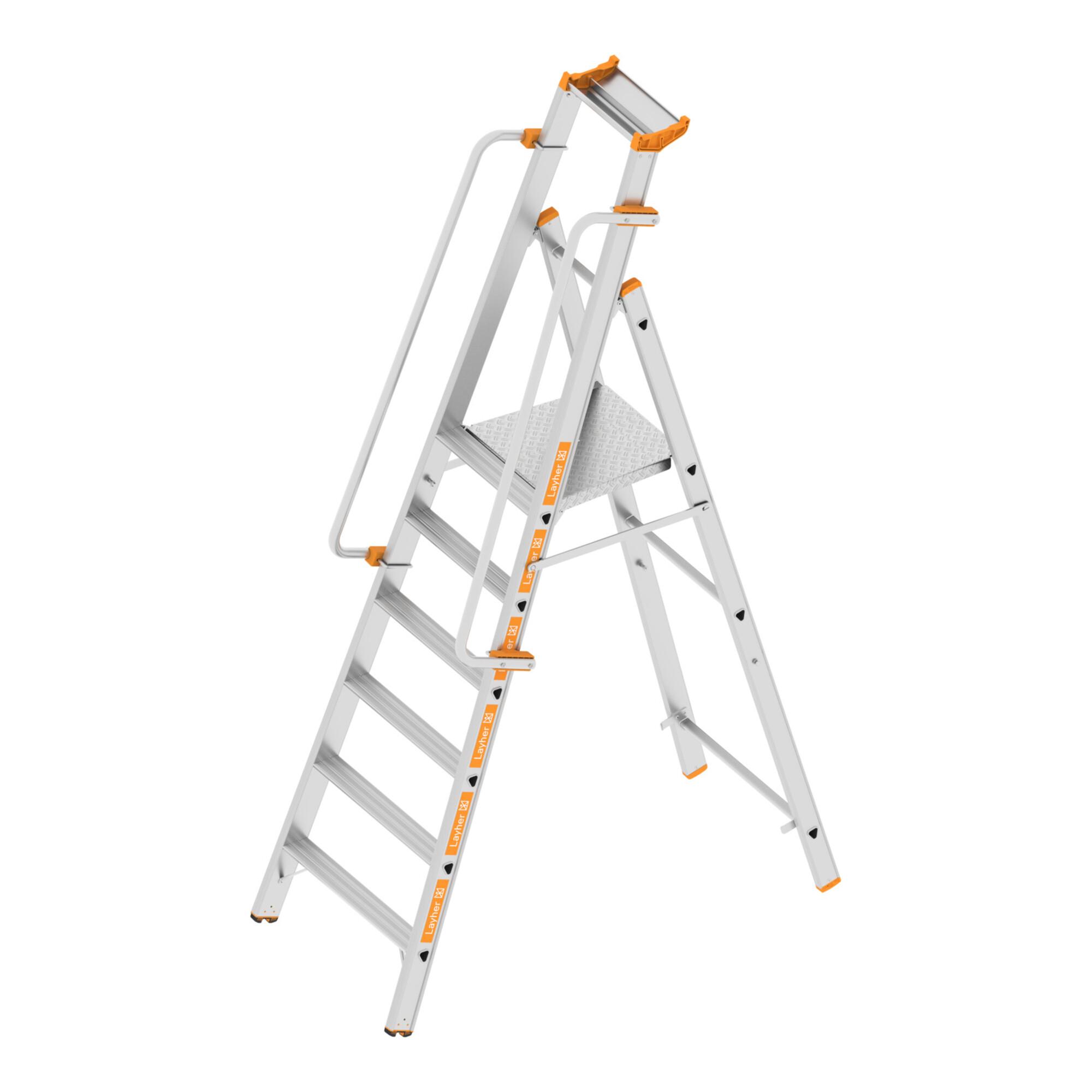 Layher Plattformleiter TOPIC 1074.5 6 Stufen konisch (1074506)