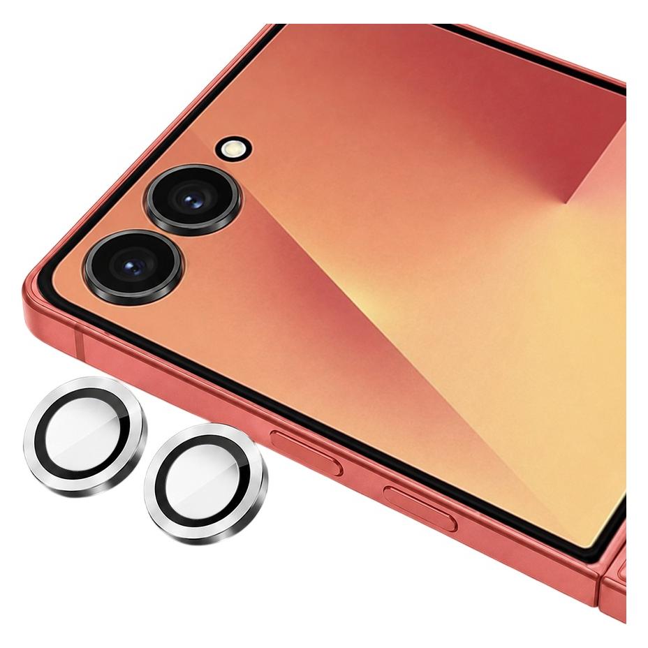 BlueO - Kameraobjektivschutz - Samsung Galaxy Z Flip8 - Silber (Samsung Galaxy Z Flip8) (72518123)