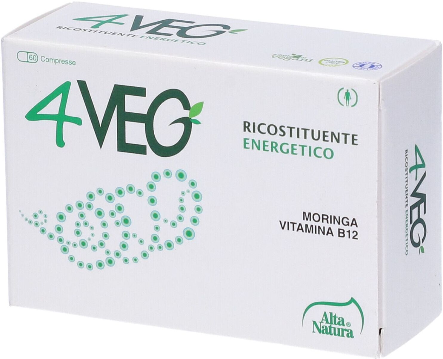 ALTA NATURA-INALME Srl Alta Natura, 4Veg, 60 Compresse