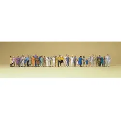 Preiser 14412 - Passantenca. 36 Figuren, Spur H0