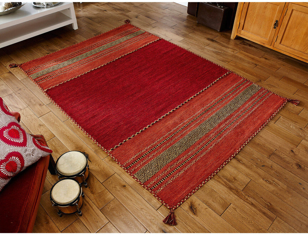 Langley Street Arianna Rug Red Rectangle 120 x 170 cm