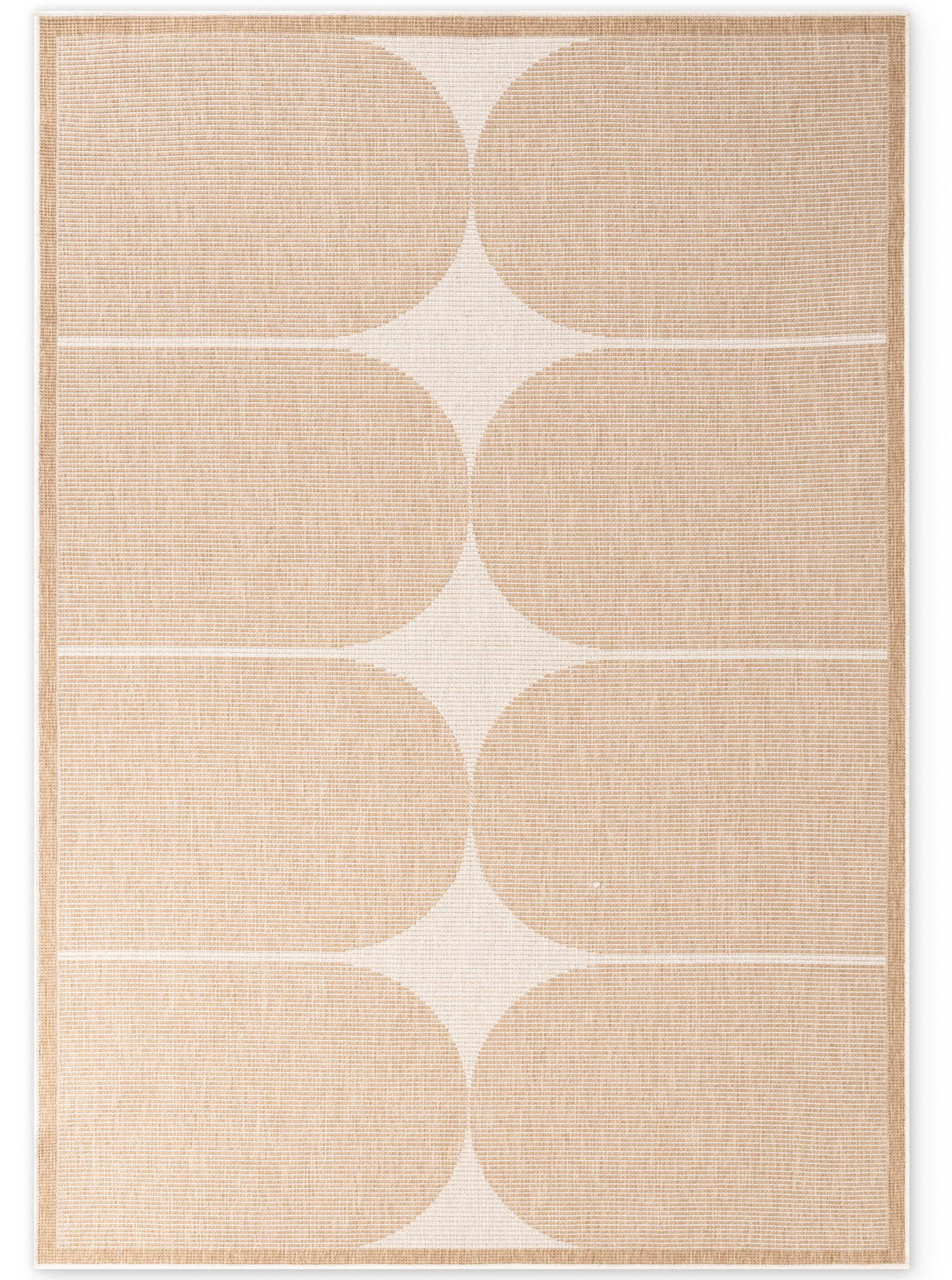 Hanse Home Collection Buitenkleed Duet type A wit/beige, polypropyleen, 160 x 230 cm