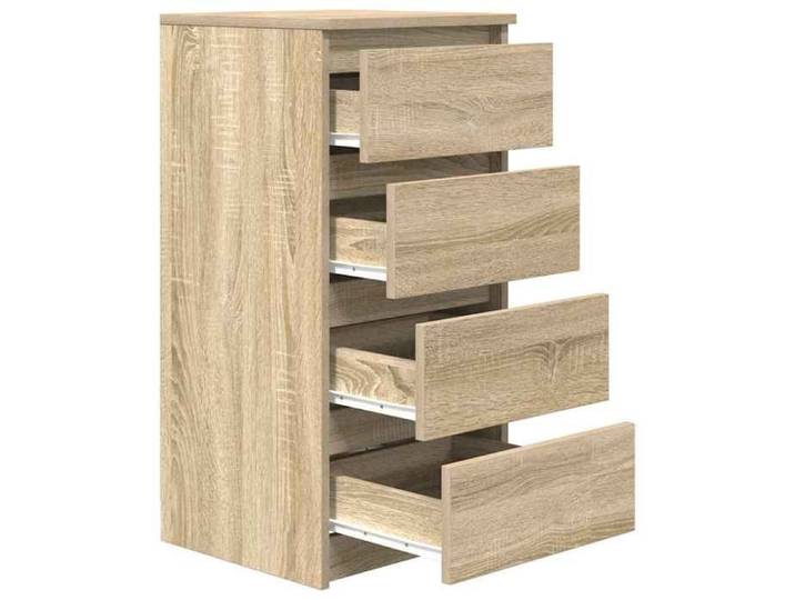 Buffet chêne sonoma 37 5x35x76 cm bois d'ingénierie_2 ans garantie_60603