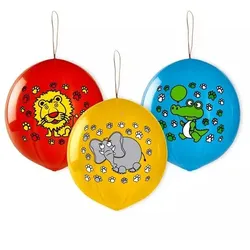 Design Animal: Punch Ball - 3 Stück.