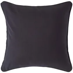 KISSENHÜLLE schwarz 30/30 cm, 100% Baumwolle