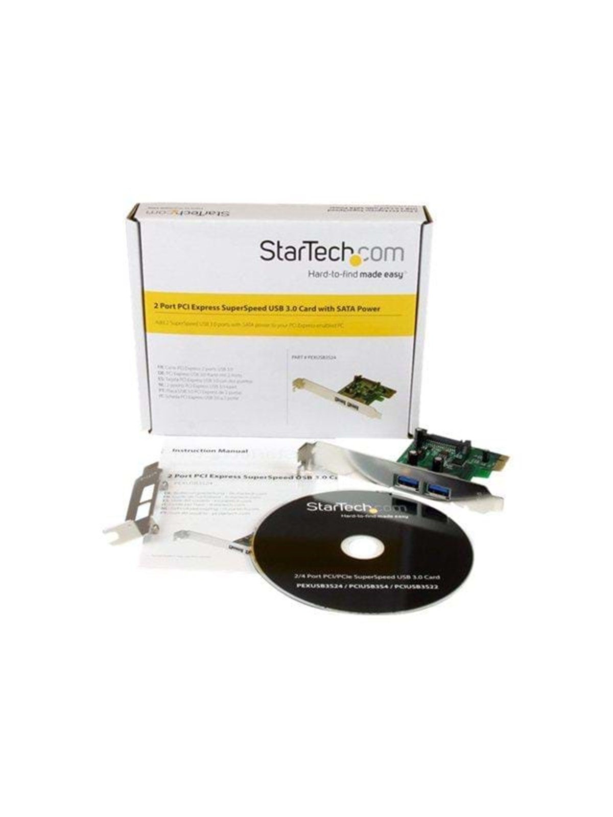 StarTech.com 2 Port PCI Express (PCIe) USB 3.0 Card mit UASP