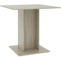 vidaXL Esstisch Sonoma-Eiche 80x80x75 cm Holzwerkstoff
