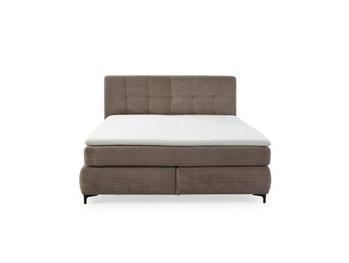 Trendstore Jale Mix/Max Boxspringbett in Cord, inkl. 2 Matratzen