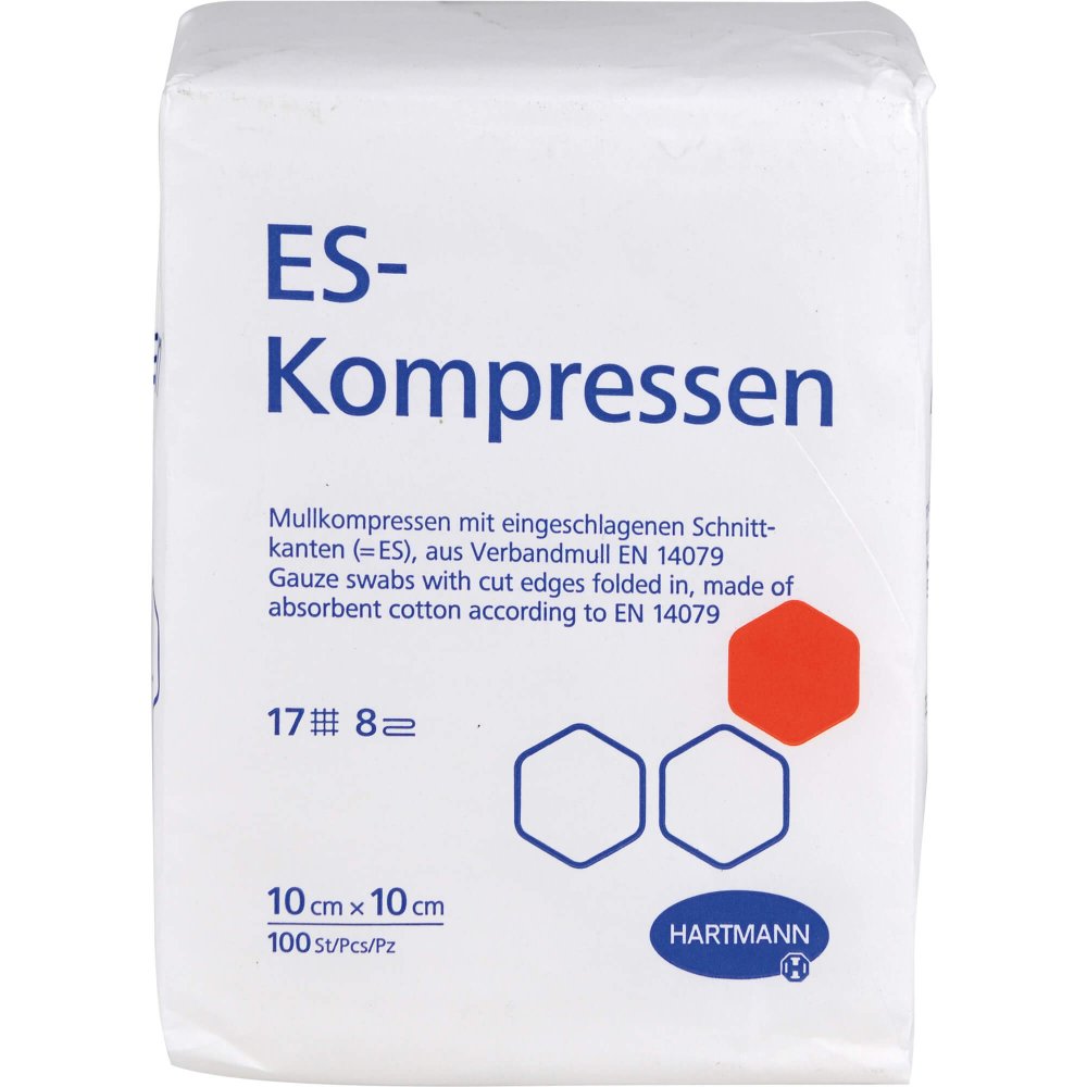 1001 Artikel Medical GmbH Es-kompressen unsteril 10x10 cm 8fach 00475269
