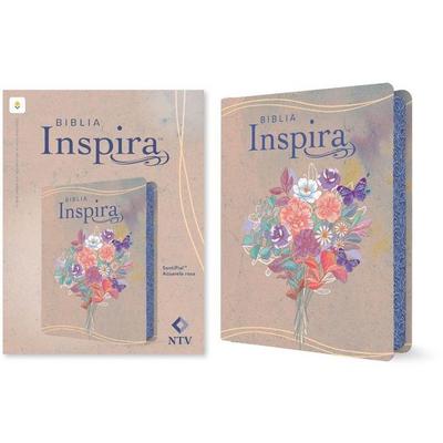 Biblia Inspira Ntv Con Filament (Sentipiel, Acuarela Rosa), Gebundene Ausgabe von Nueva Traducción Viviente, Tyndale House Publishers