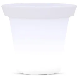 RGB LED Blumentopf Fernbedienung Gartenleuchte Dimmbar Weiß Farbwechsel L 35,5cm