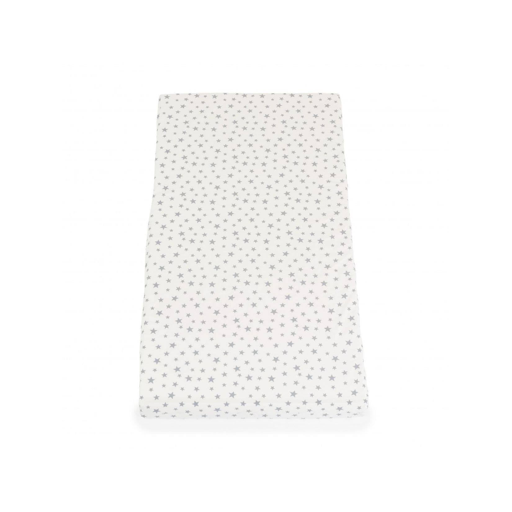 Moni Babybett-Matratze Classico 120 x 60 x 9 cm, Bezug abnehmbar, 100% Baumwolle weiß
