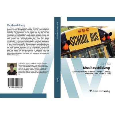 Musikausbildung, Taschenbuch von Judy W. Moore, AV Akademikerverlag, 978-620-2-22655-4