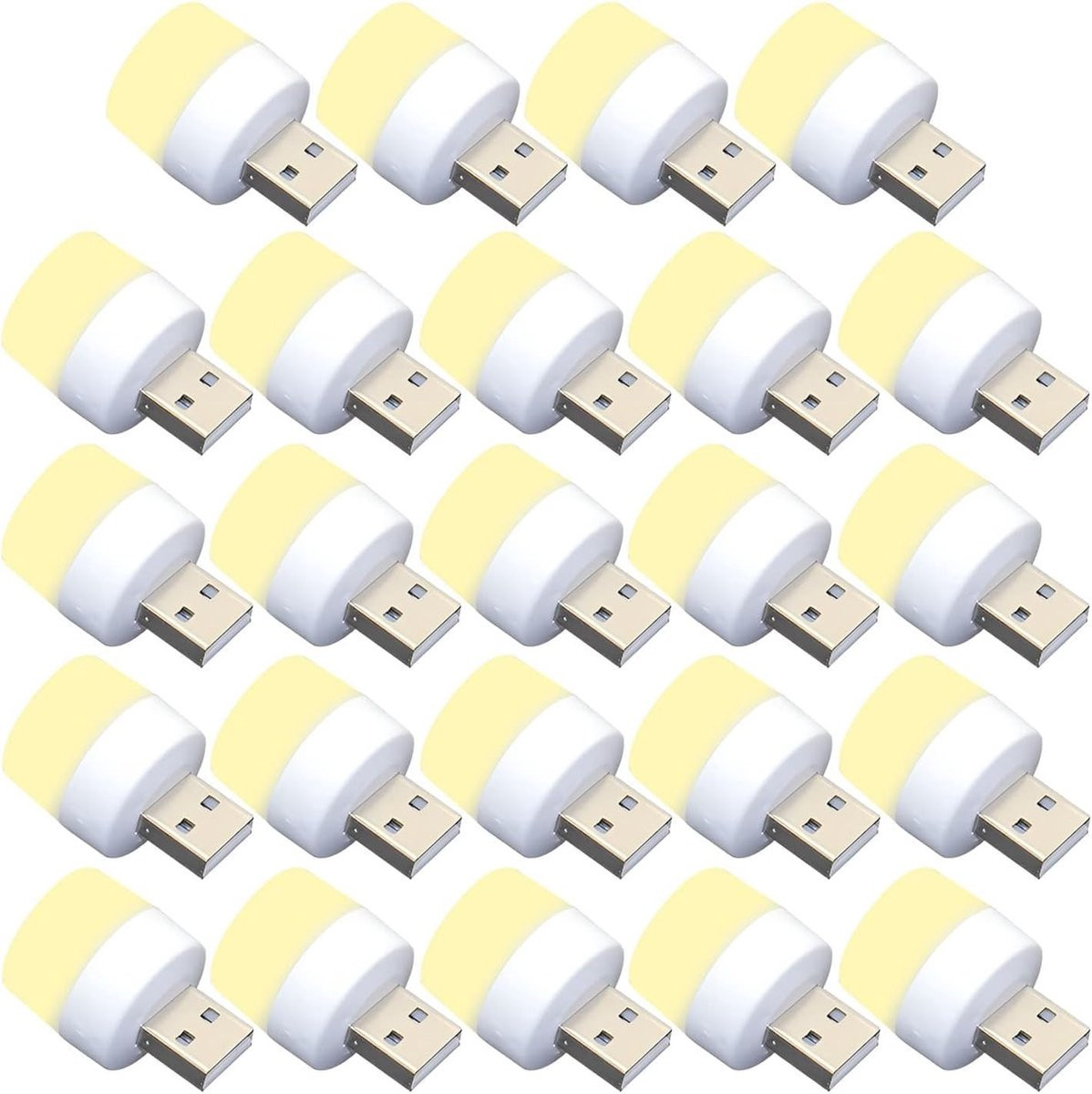 Mini LED Nachtlampje met Lichtsensor - Warm Wit - Ideaal voor Slaapkamer, Badkamer en Keuken