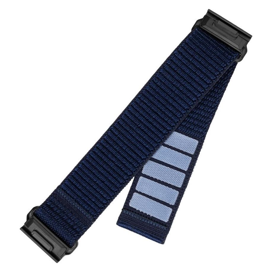 Fixed Nylon rem til Garmin QuickFit 22 mm Mørkeblå (22 mm, Nylon) (FIXNST2-QF22MM-DBL)