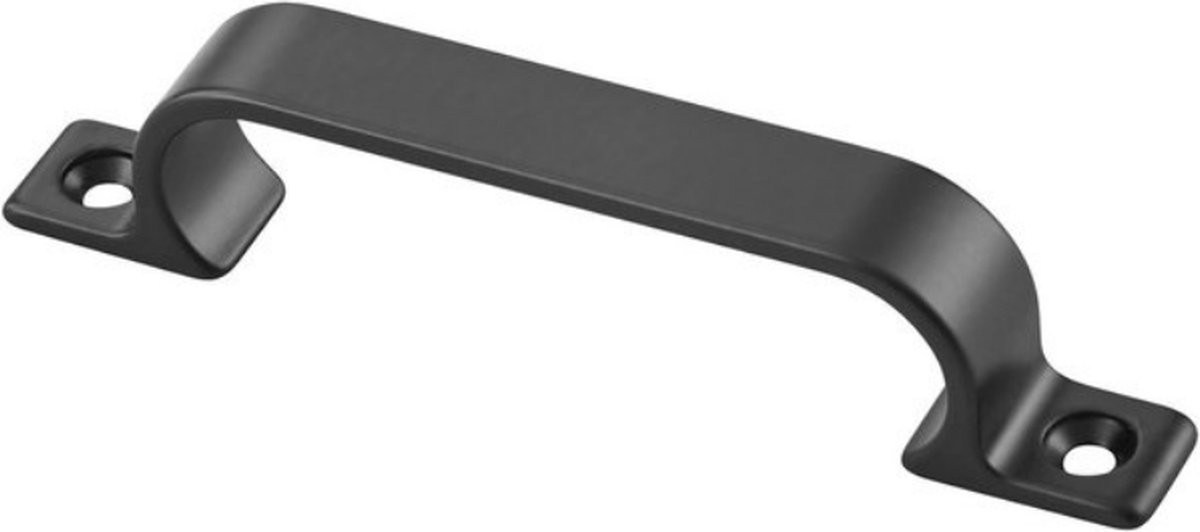 Hermeta Greep Zwart 96mm Opschroevend - 4231-18