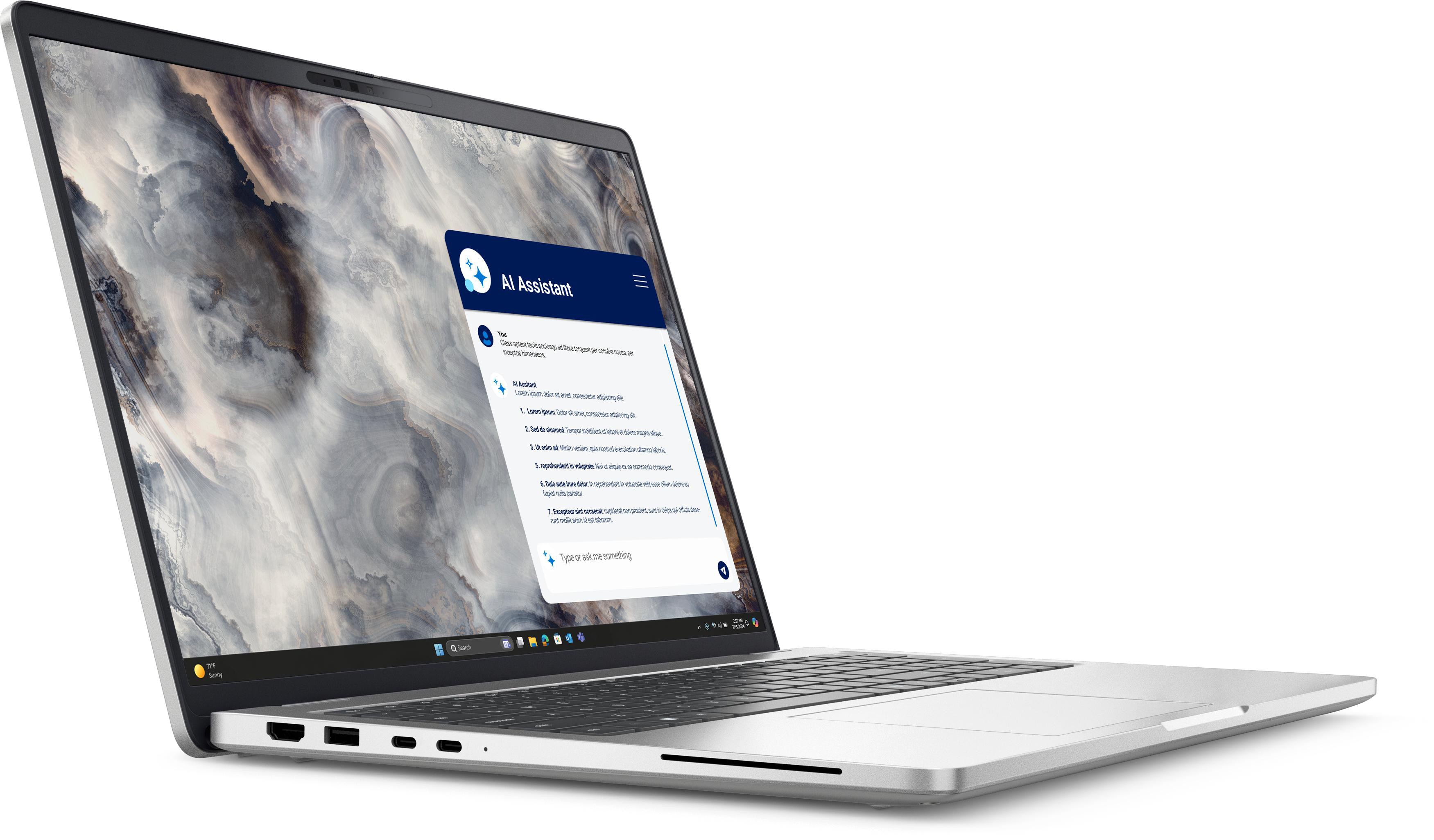 Dell Pro 16 Plus PB16250-7VNMN 16 Zoll Laptop Intel Core Ultra 5 236V 16 GB RAM 512 GB SSD Windows 11 Professional Aluminium