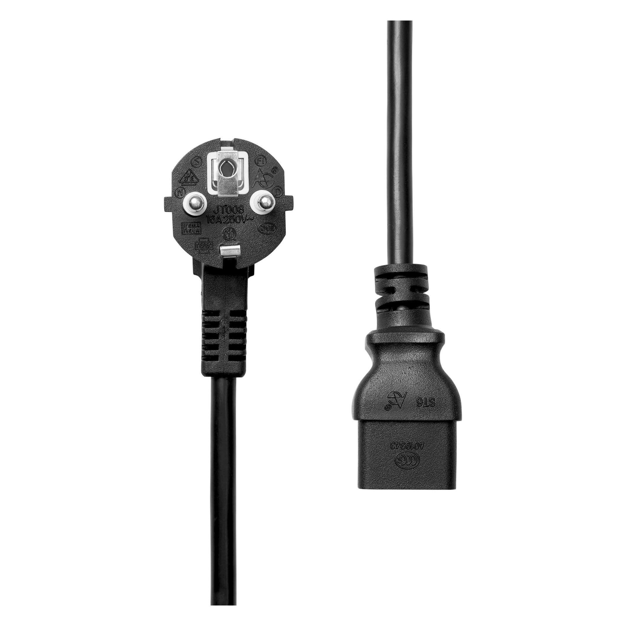 ProXtend Power Cord Schuko Angled to C19 0.5M (0.50 m) (PC-FAC19-0005)