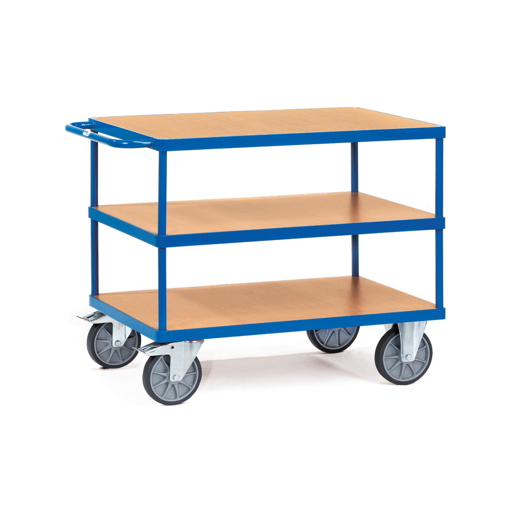 fetra Tischwagen 2423 - Tragkraft 600kg TPE-Reifen)