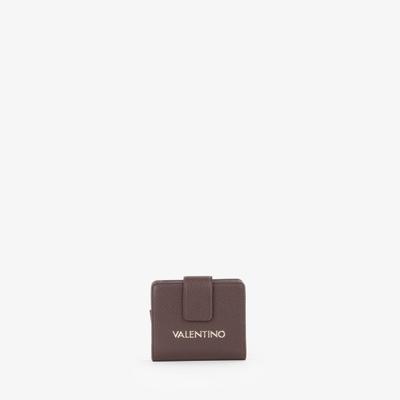 Geldbörse VALENTINO BAGS "ALEXIA", Damen, braun (dunkelbraun), Lederimitat, Kleinlederwaren, Damen Portemonnaie, Geldbeutel, Money Pocket mit Münzfach