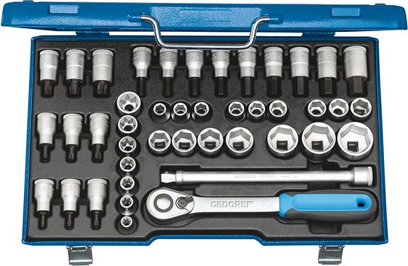 GEDORE Steckschlüssel-Satz 1/2" 42-teilig