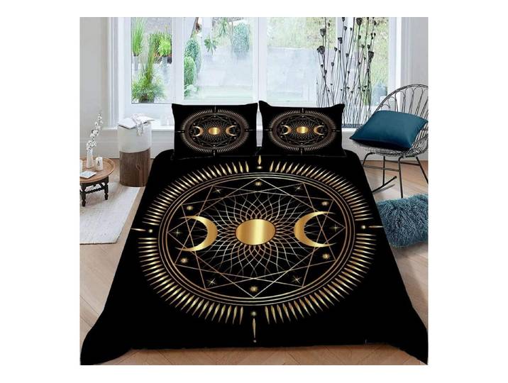 LuxusKollektion Jugendbettwäsche Bettwäsche 155x220 3D Kosmos Mikrofaser