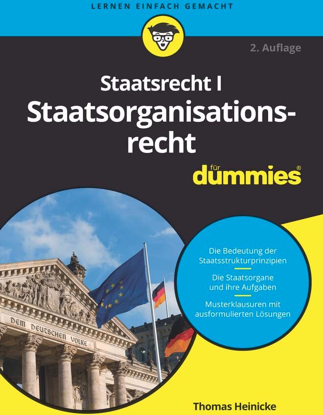 Thomas Heinicke - Staatsrecht I Staatsorganisationsrecht für Dummies - Preis vom 09.10.2026 07:28:09 h