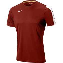 Mizuno, Unisex, Sportshirt, Nara Tee (4XL), Rot
