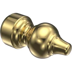 ENDSTÜCKE FÜR GARDINENSTANGEN 28 mm Ø, Rondo Messing-farbig, Packung 2 Stück