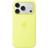 Silikon Case mit MagSafe, Handyhülle neon-gelb, iPhone 17 Pro