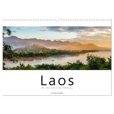 Laos - An den Ufern des Mekong (Wandkalender 2026 DIN A3 quer), CALVENDO Monatskalender