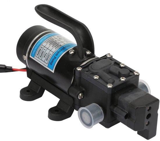 Allecto Elektrische waterpomp - 10 liter per minuut - Zelfaanzuigende membraanpomp - Zwart - 12 volt
