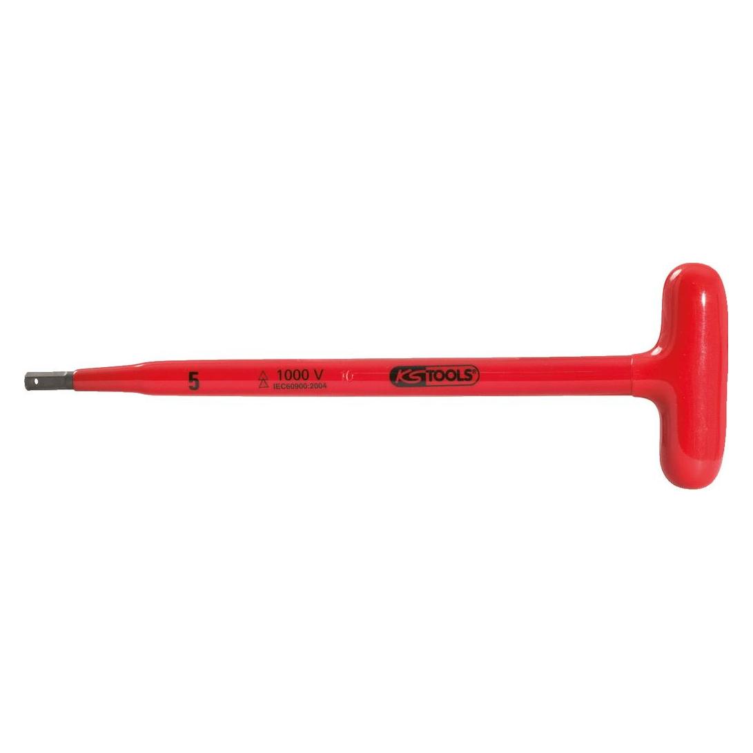 KS Tools T-Griff-Innensechskant-Stiftschlüssel mit Schutzisolierung, 13x200mm (117.1694)