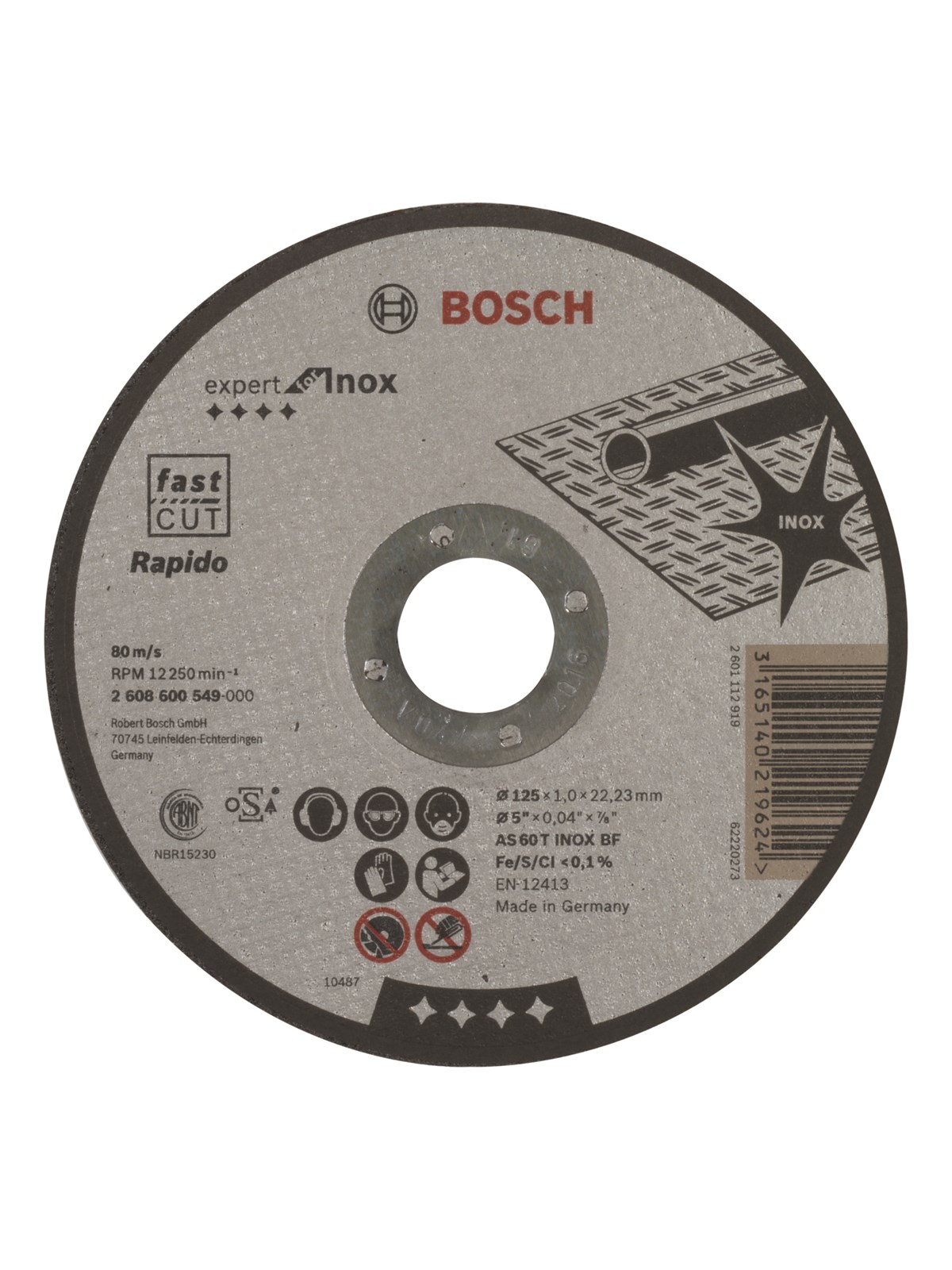 Bosch Expert AS 60 T INOX BF Rapido