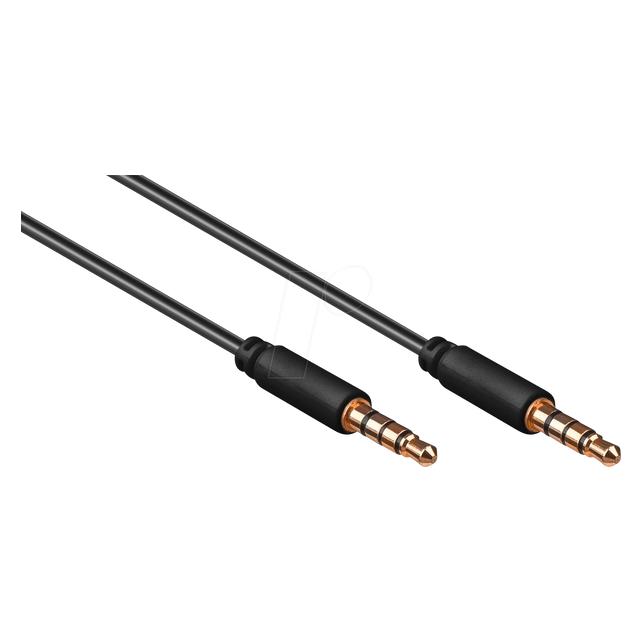 Goobay 3.5mm Klinke - 3.5mm Klinke (0.50 m, AUX Kabel) (63824)