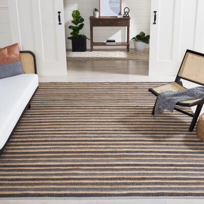 SAFAVIEH Handmade Striped Kilim Emilienne Stripe Wool Rug
