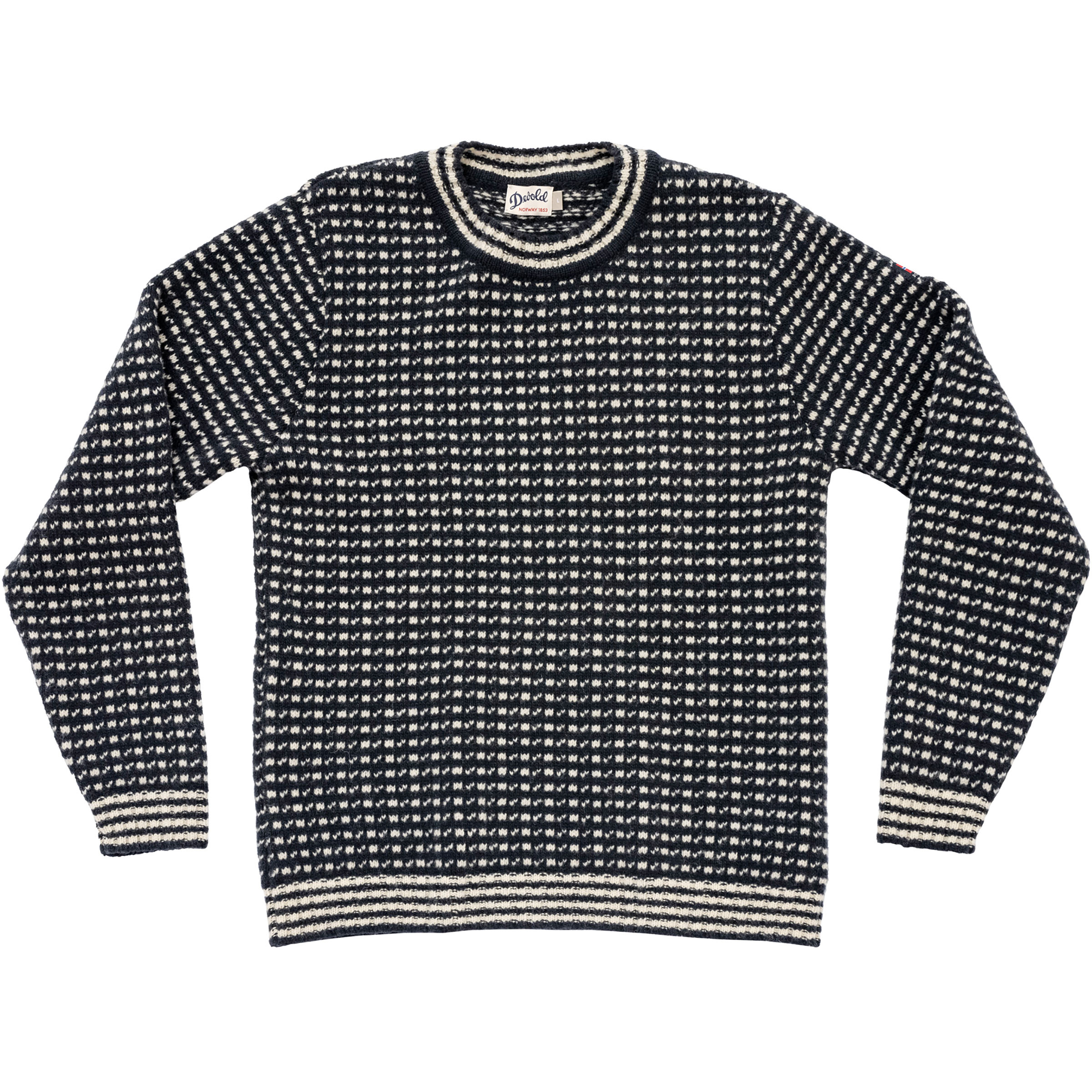 Devold Islender Refined Herren Pullover schwarz Größe L Lifestyle Widerstandsfähig