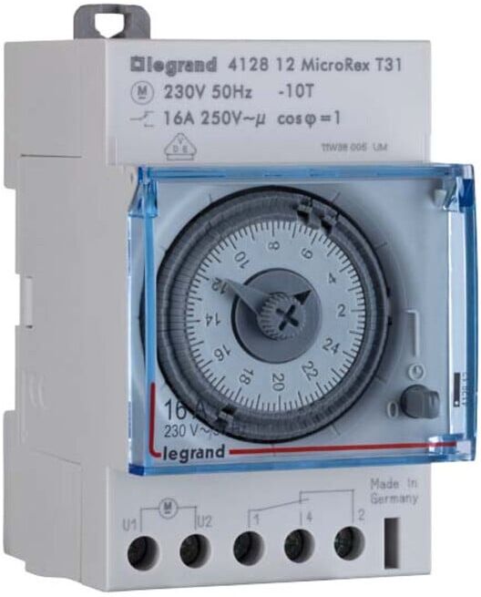 Legrand (BT) Horloge journalière synchronisée 230V 50Hz MicroRex T31/412812 (5708528)