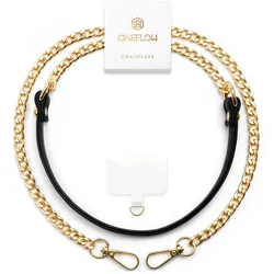 ONEFLOW Universal Handykette Edelstahl abnehmbar – CHAINLESS Vogue Chain