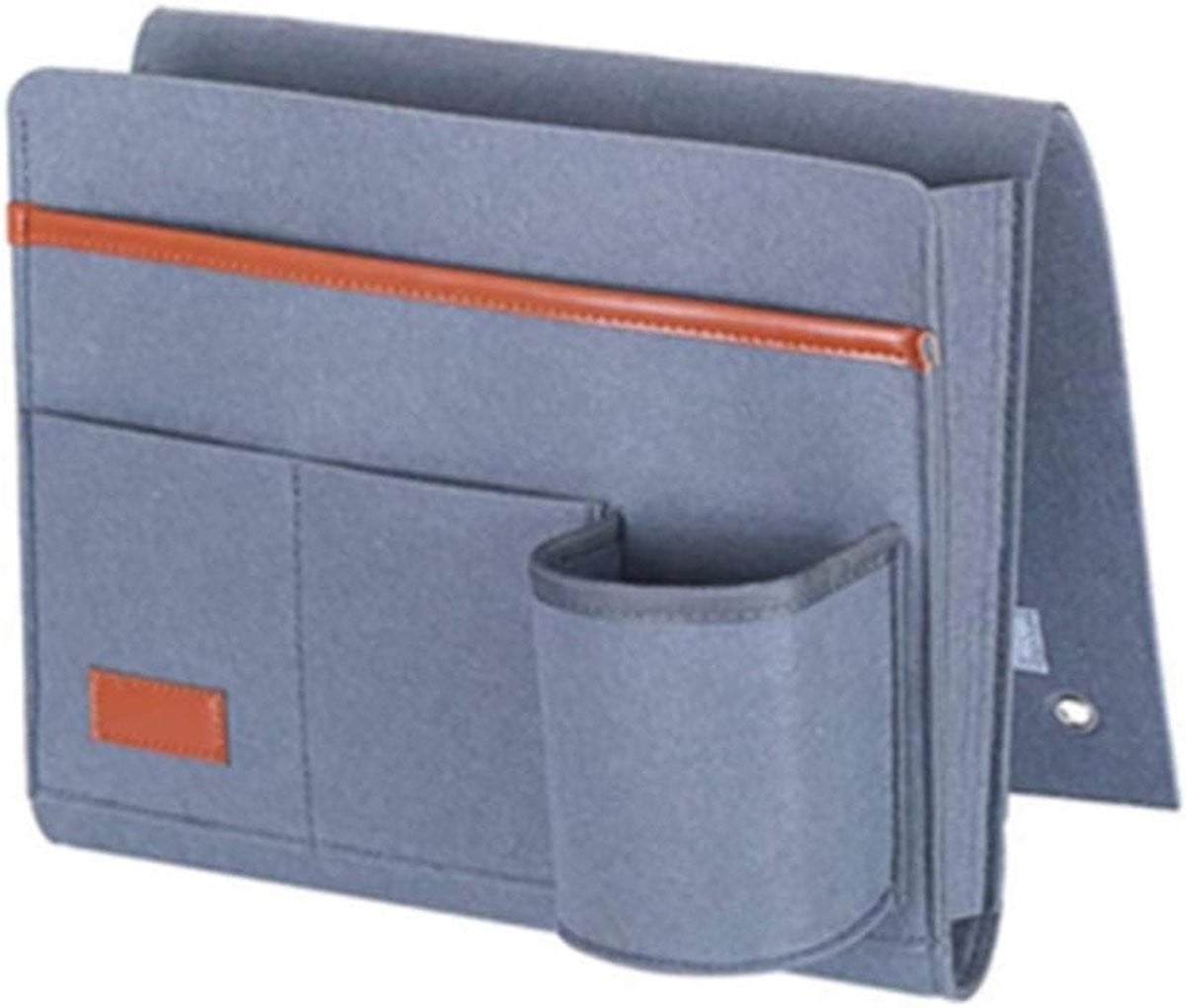 Hangende organizer voor bed en bank voor flessen, tijdschriften, afstandsbedieningen en boeken