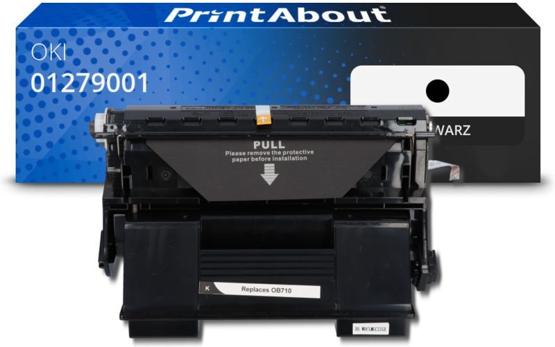 PrintAbout Toner kompatibel mit OKI 01279001 - Schwarz