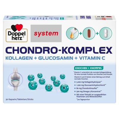 Doppelherz Chondro-Komplex syst.Komb.Tab.Kap.Stick 30 St Kombipackung