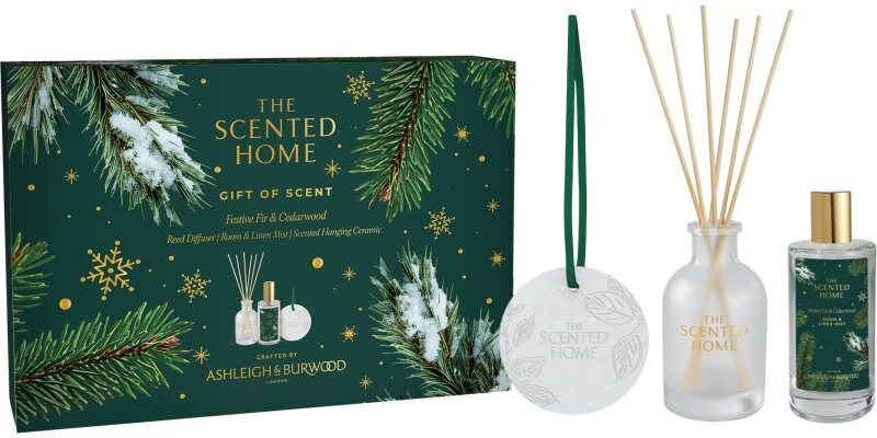 Ashleigh & Burwood London The Scented Home Festive Fir & Cedarwood coffret cadeau 1 pcs