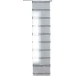 SCHIEBEVORHANG »Frankfurt« HxB 245x60 cm Grau