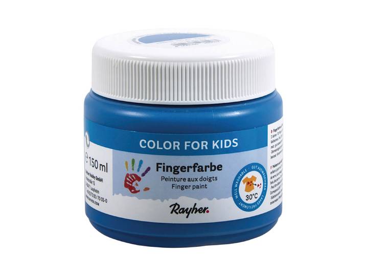 Rayher Fingerfarbe Echtblau 150 ml