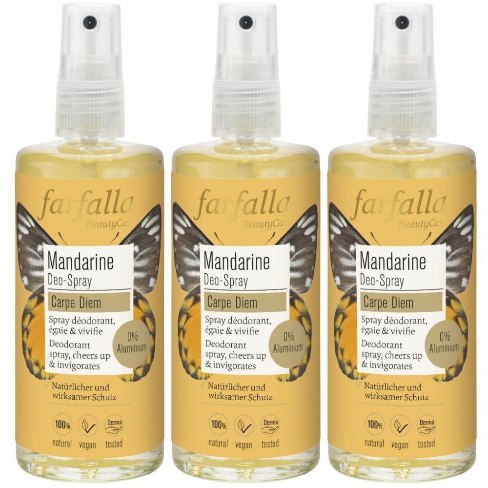 Farfalla Deo-Spray Mandarine 100 ml x3 3x100 Deospray